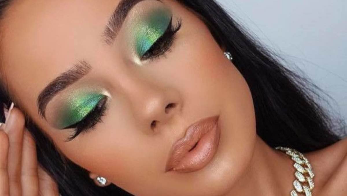 Emerald Green Prom Makeup